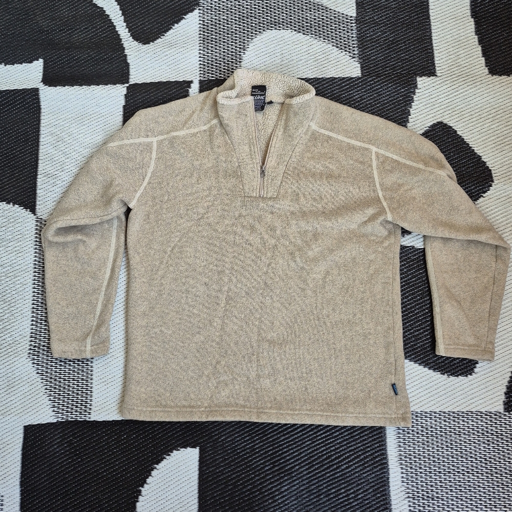 Kuhl Men's Tan Zip-Up Sweater